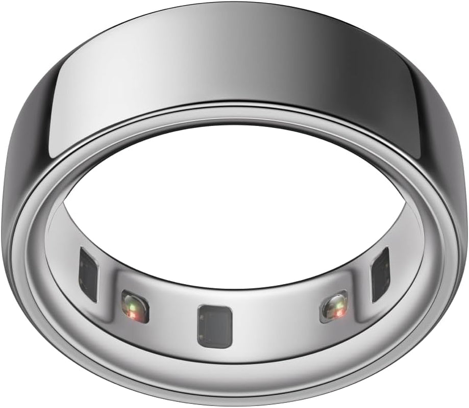 Ring 4 - Silver - Size 10 - Smart Ring - Size First with  Ring 4 Sizing Kit - Sleep Tracking Wearable - Heart Rate - Fitness Tracker - up to 8 Days of Battery Life