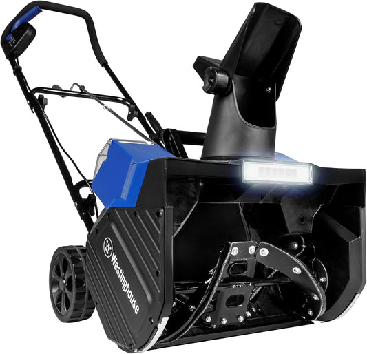 Wsnow18T 48V Cordless Snow Blower 18 Inch Tool, Steel Auger, Brushless Motor, 25Ft Throwing Distance, Plows 650Lbs/Min, Compatible with Snow Joe Batteries (Battery & Charger Not Included)