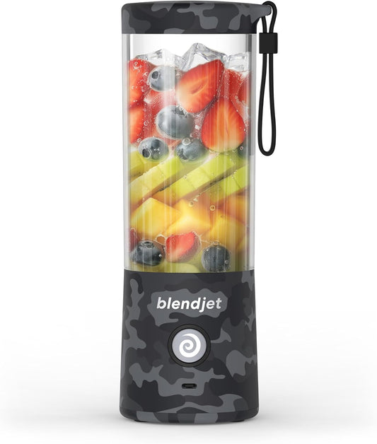 Portable Blender for Smoothies & Shakes - 16Oz  2 - USB-C Rechargeable & Self Cleaning - Mini Travel Blender with Stainless Steel Blade (Urban Camo)