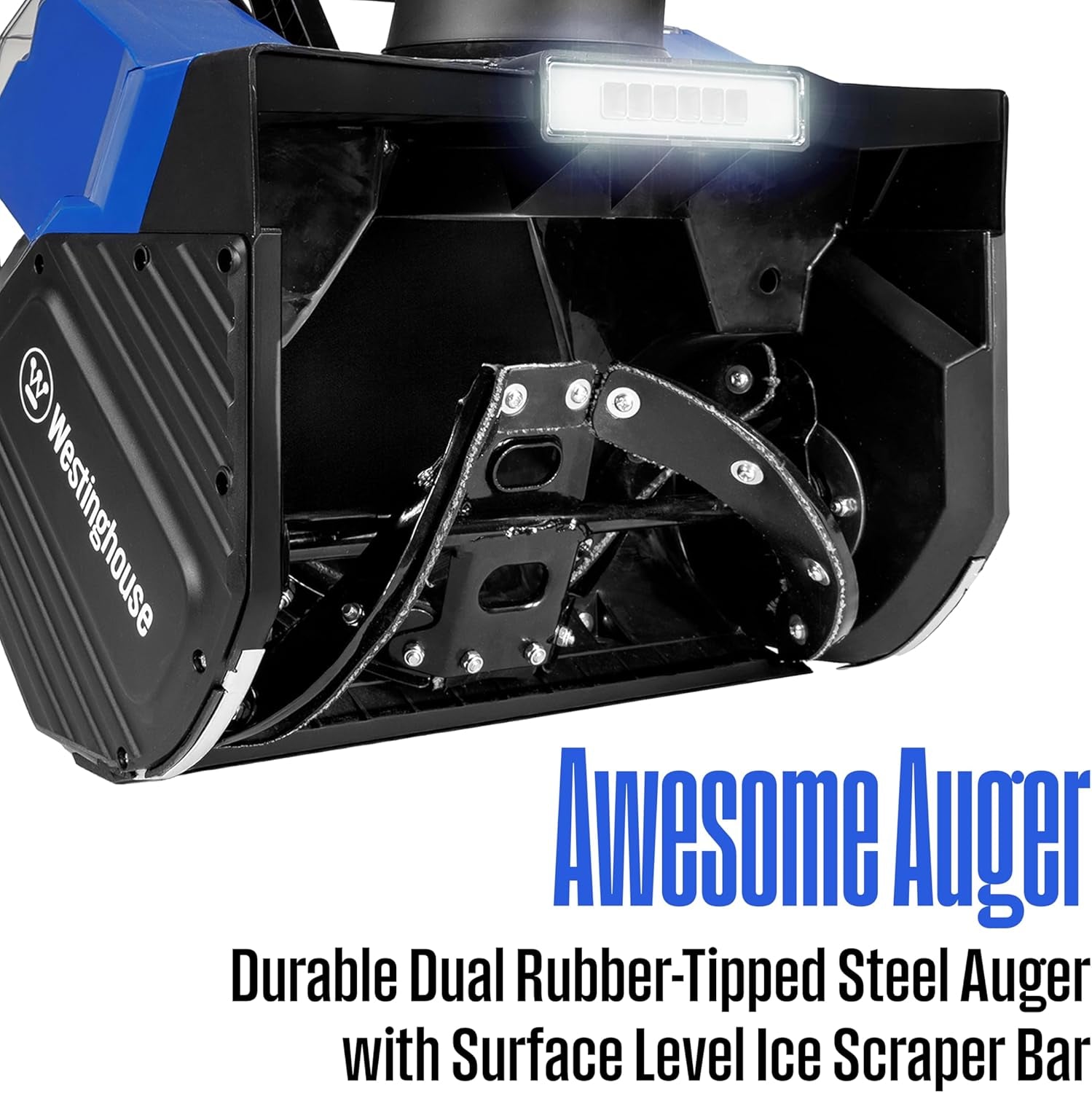 Wsnow18T 48V Cordless Snow Blower 18 Inch Tool, Steel Auger, Brushless Motor, 25Ft Throwing Distance, Plows 650Lbs/Min, Compatible with Snow Joe Batteries (Battery & Charger Not Included)