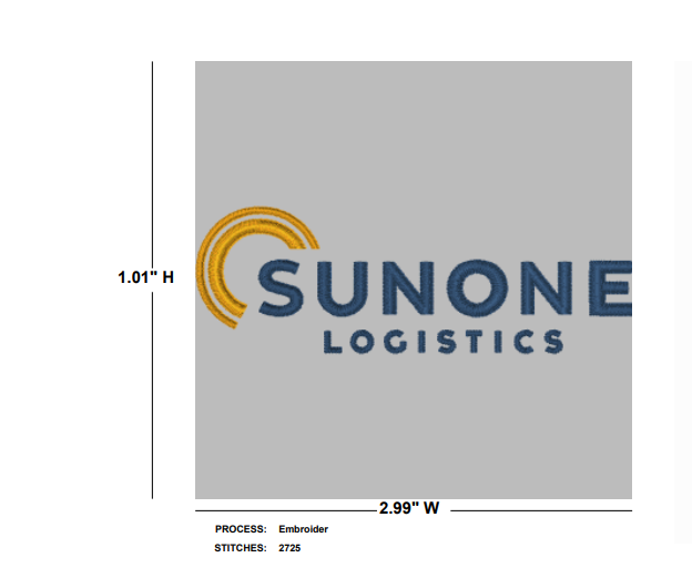 SunOne Logistics Peter Millar Perth Performance Quarter-Zip - British Gray