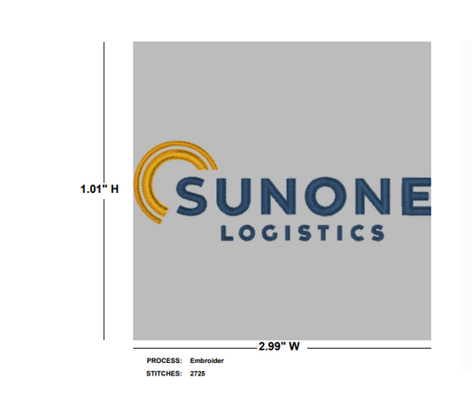 SunOne Logistics Peter Millar Perth Performance Quarter-Zip - British Gray