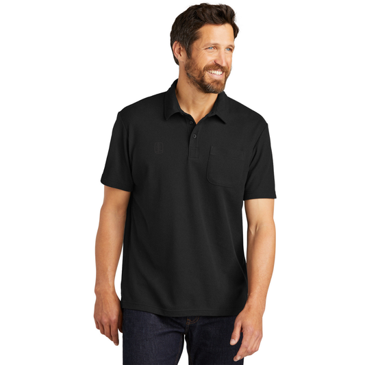Port Authority C-FREE Cotton Blend Pique Pocket Polo