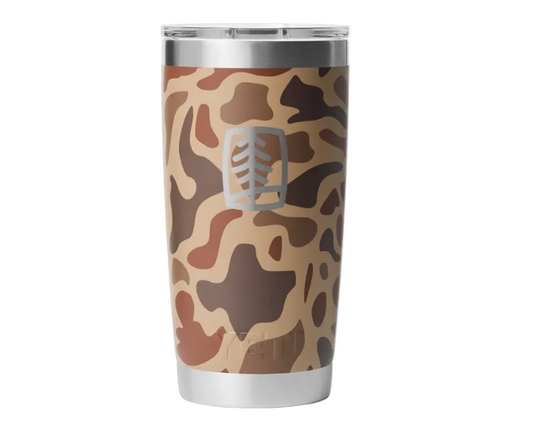 UFP Industries YETI 20oz Rambler Tumbler - Wetlands Camo