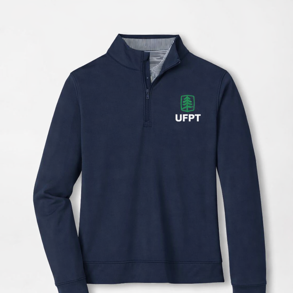 UFPT Women's Peter Millar Perth Essential Performance Qzip - Navy