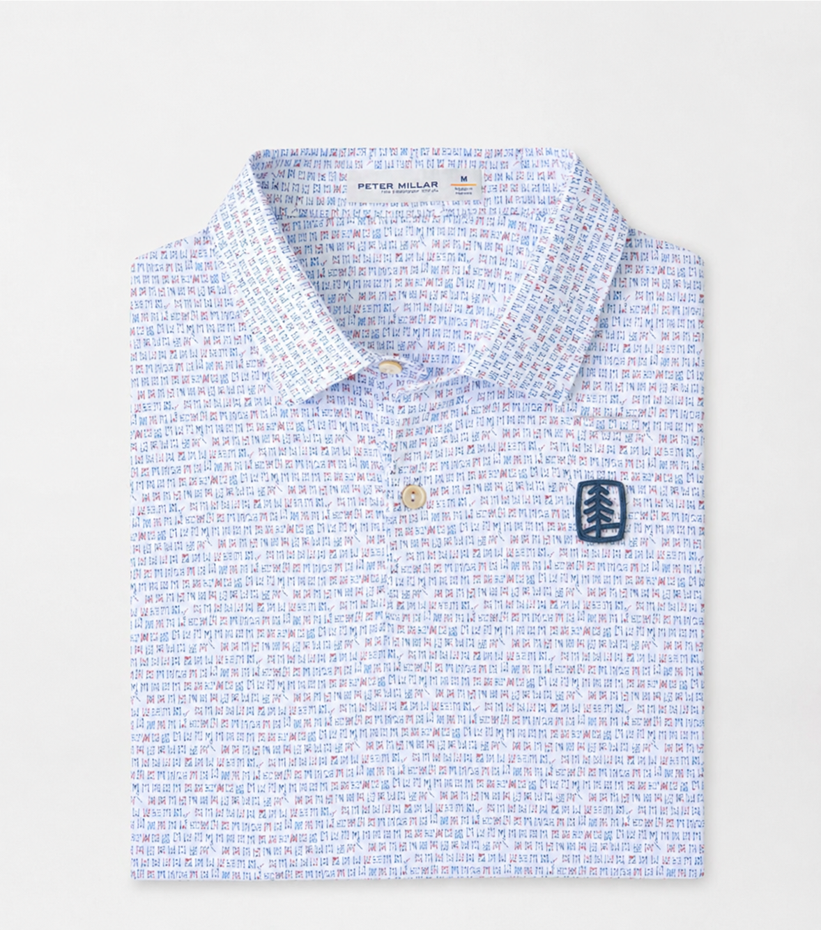 UFP Industries Men's Peter Millar Featherweight Cornhole Performance Polo