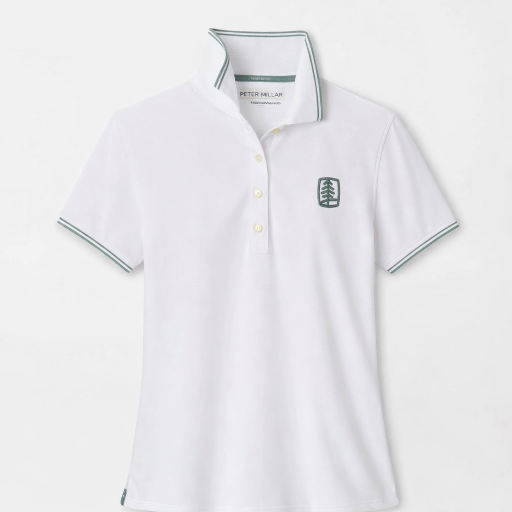 UFP Industries Women's Peter Millar Canterbury Tipped Sport Mesh Short Sleeve Polo