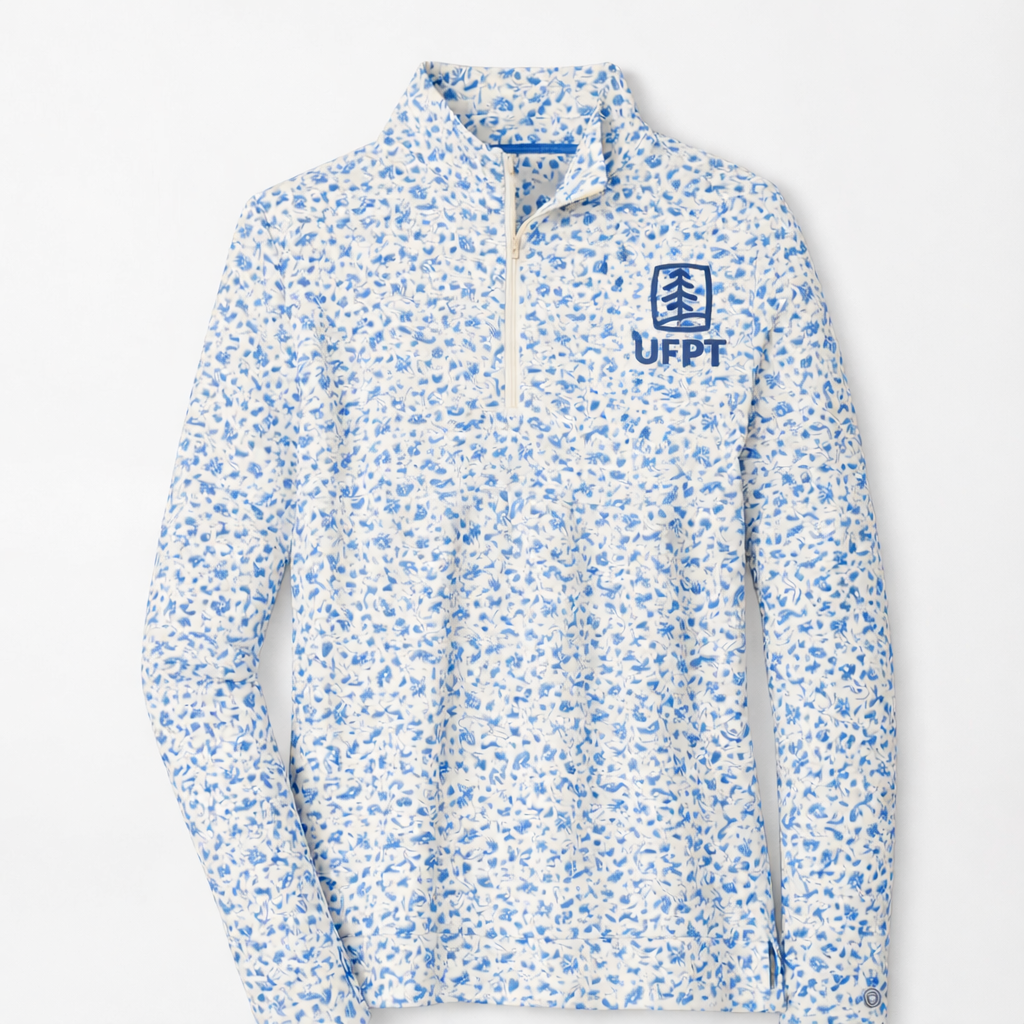 UFPT Women's Peter Millar Vino Flora Perth Performance Q-Zip