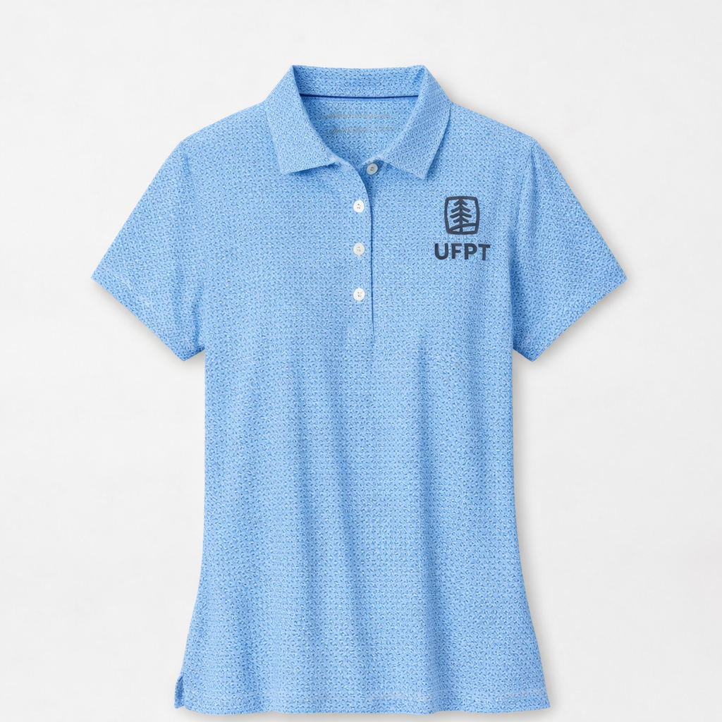 UFPT Women's Peter Millar Maritime Valley Short Sleeve Jersey Polo