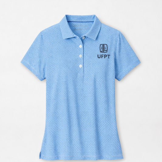 UFPT Women's Peter Millar Maritime Valley Short Sleeve Jersey Polo