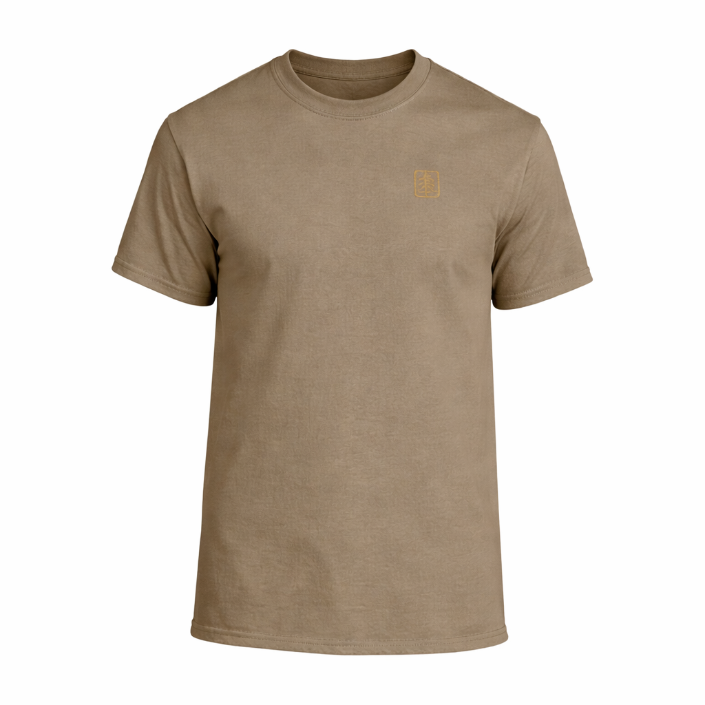 UFP Tree Tone-on-Tone Print - Port & Co Essential Tee