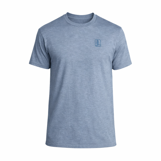 UFP Tree Tone-on-Tone Print - District Perfect Blend CVC Tee