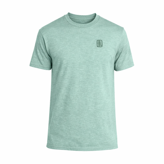 UFP Tree Tone-on-Tone Print - District Perfect Blend CVC Tee
