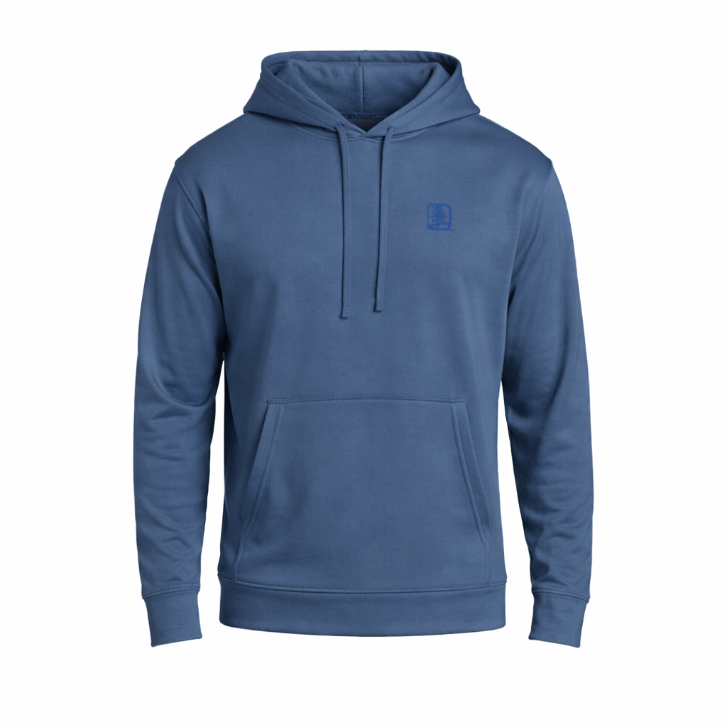 UFP Tree Tone-on-Tone Embroidery - Port & Co Performance Fleece Pullover Hooded Sweatshirt