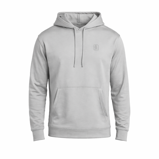 UFP Tree Tone-on-Tone Embroidery - Port & Co Performance Fleece Pullover Hooded Sweatshirt