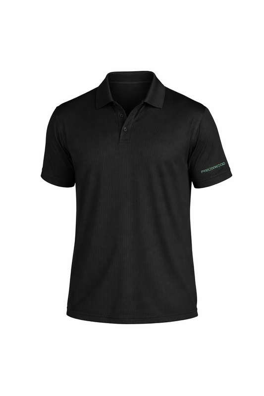 ProWood Men's BYLT Ribbed Open-V Polo