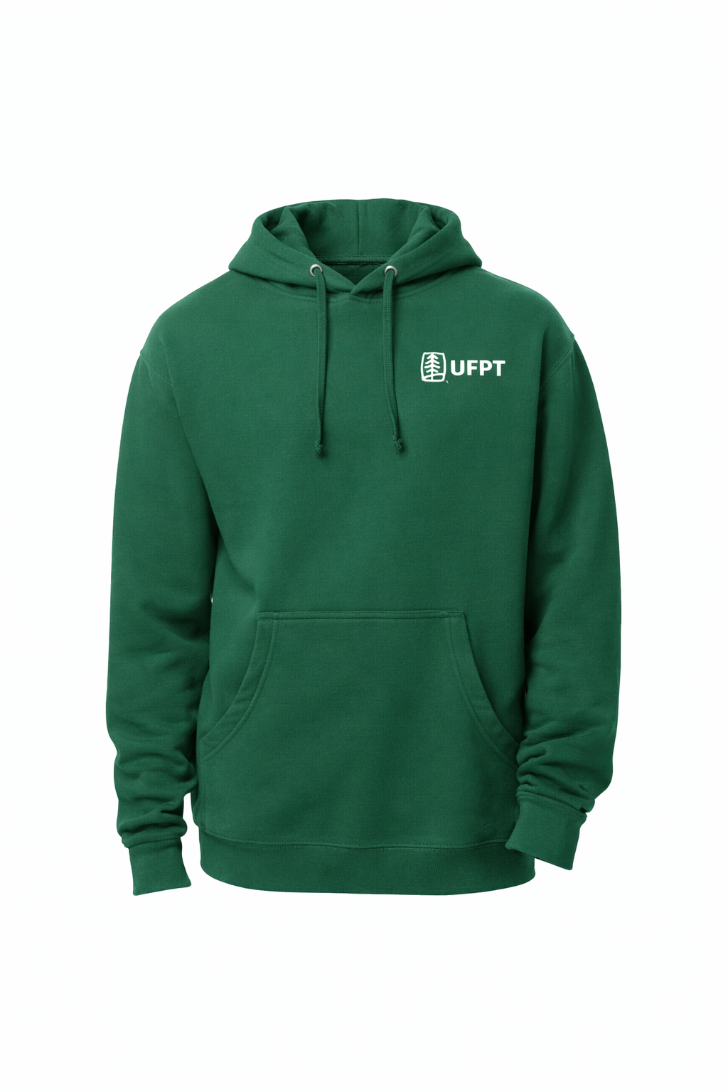 UFPT (White) Print - Unisex Midweight Hooded Sweatshirt