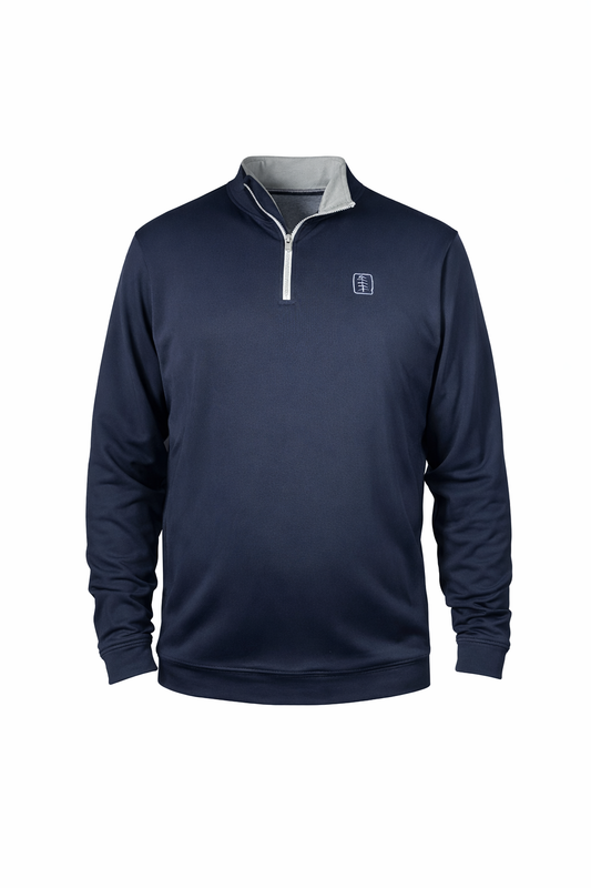 UFP Industries Peter Millar Men's Perth Quarter-Zip - Navy