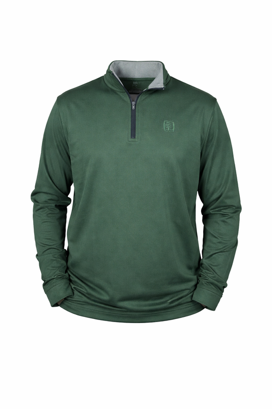 UFP Industries Peter Millar Men's Perth Quarter-Zip - Nordic Pine