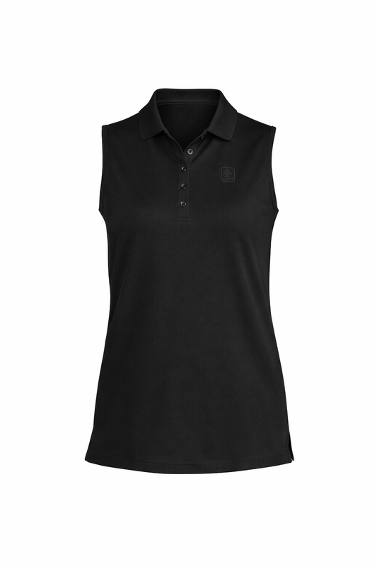 UFP Tree Tone-on-Tone Embroidery - Port Authority Women's Dry Zone UV Micro-Mesh Sleeveless Polo