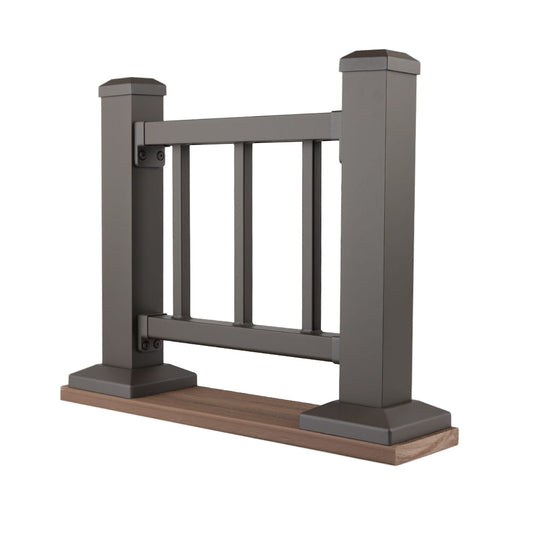 Deckorators Aluminum Contemporary Table Top Display - Textured Bronze