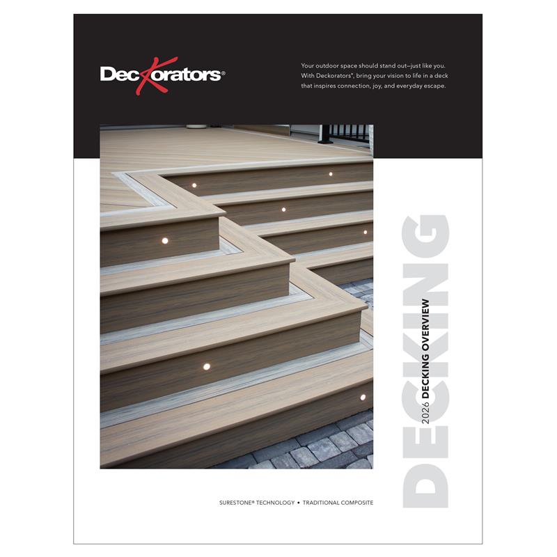 Deckorators 2026 Decking Overview Brochure
