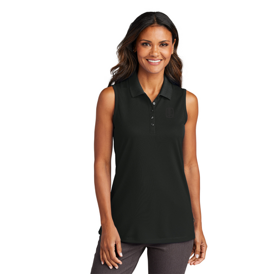 UFP Tree Tone-on-Tone Embroidery - Port Authority Women's Dry Zone UV Micro-Mesh Sleeveless Polo