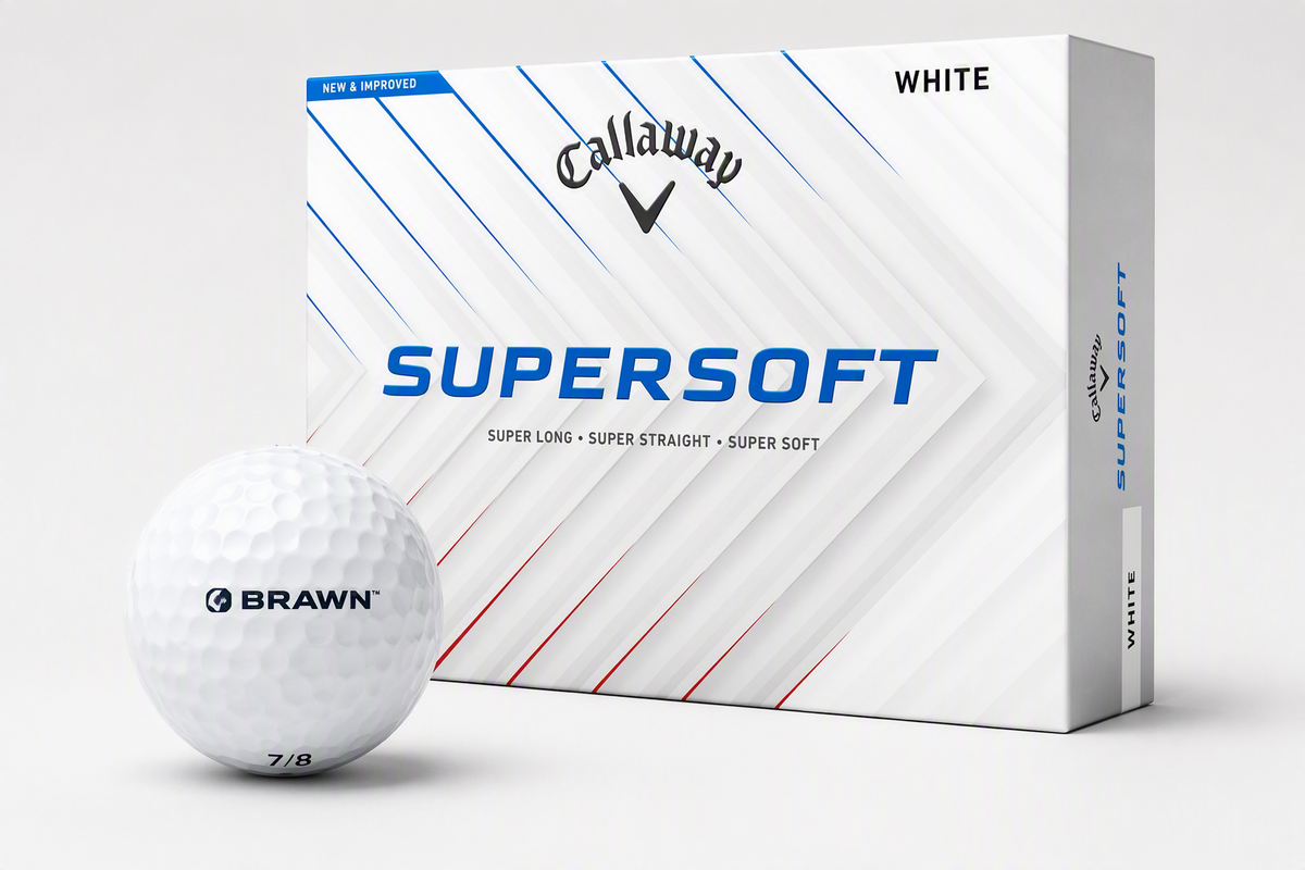 BRAWN Callaway Supersoft Golf Balls 12PK