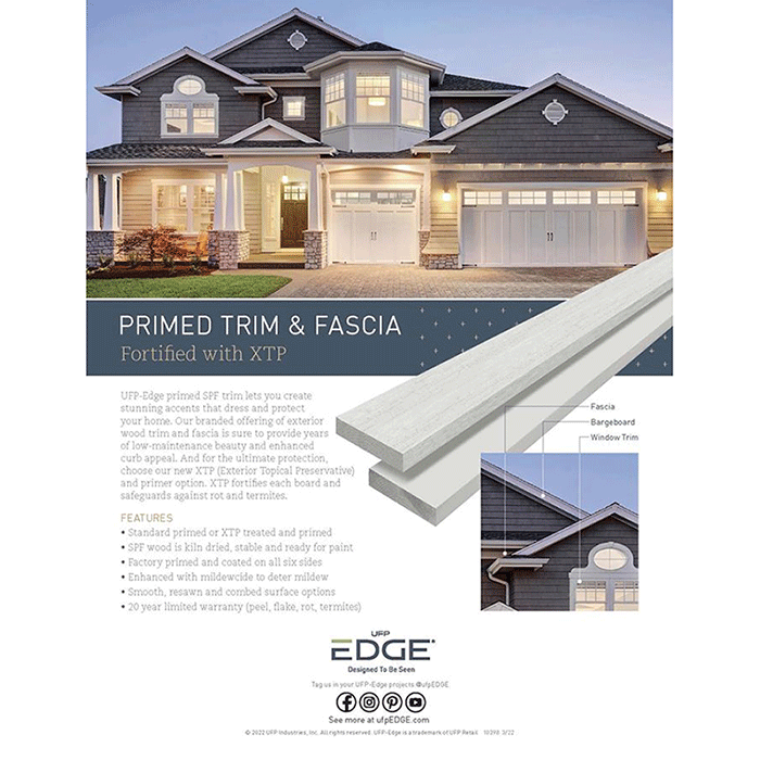 Primed SPF XTP Trim Flyer UFP Gear