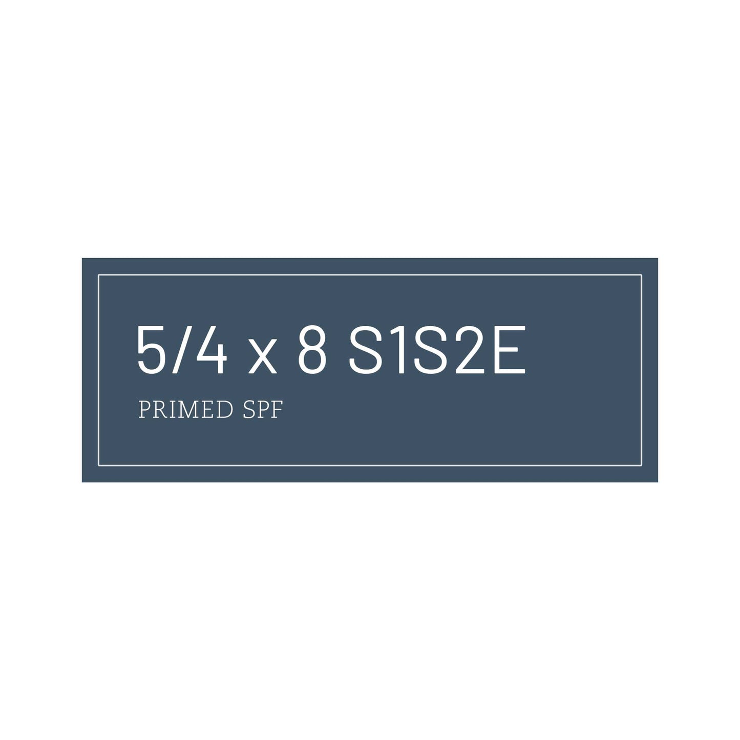 Premium Primed SPF Placard 4.25"x1.75"