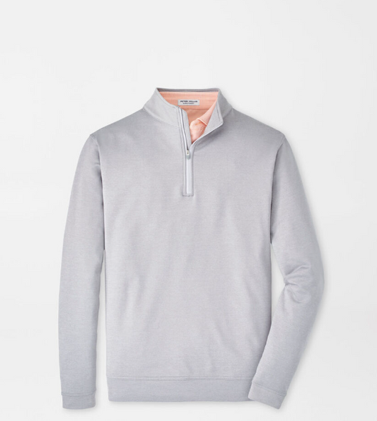 SunOne Logistics Perth Mélange Performance Quarter-Zip - Gale Grey