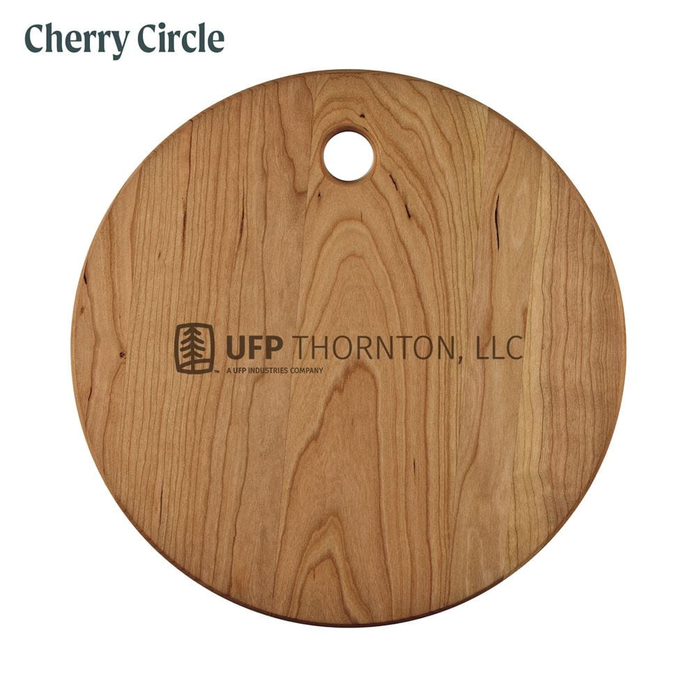 NEW! PERSONALIZED CIRCLE CHERRY SERVING BOARD