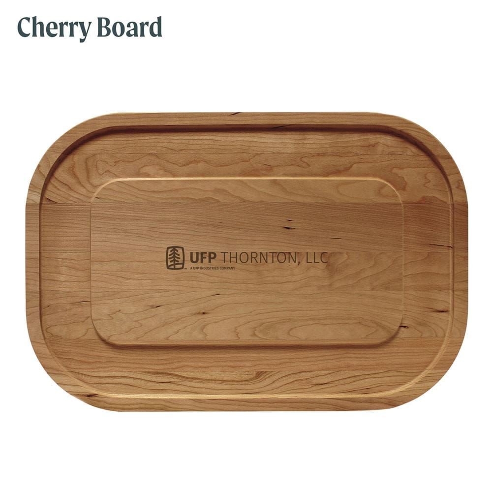NEW! PERSONALIZED ROUNDED EDGE CHERRY SERVING BOARD