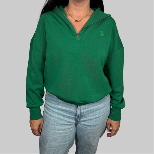 UFP Industries Varley Hawley Half Zip Sweat - Verdant Green