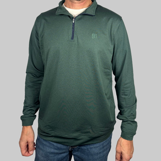 UFP Industries Peter Millar Men's Perth Quarter-Zip - Nordic Pine