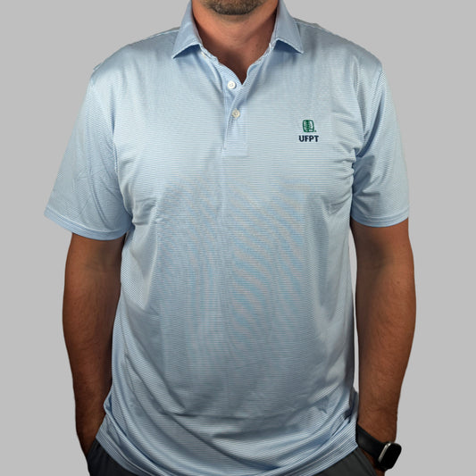 UFPT Holderness & Bourne Men's the Perkin Polo - Skye & White