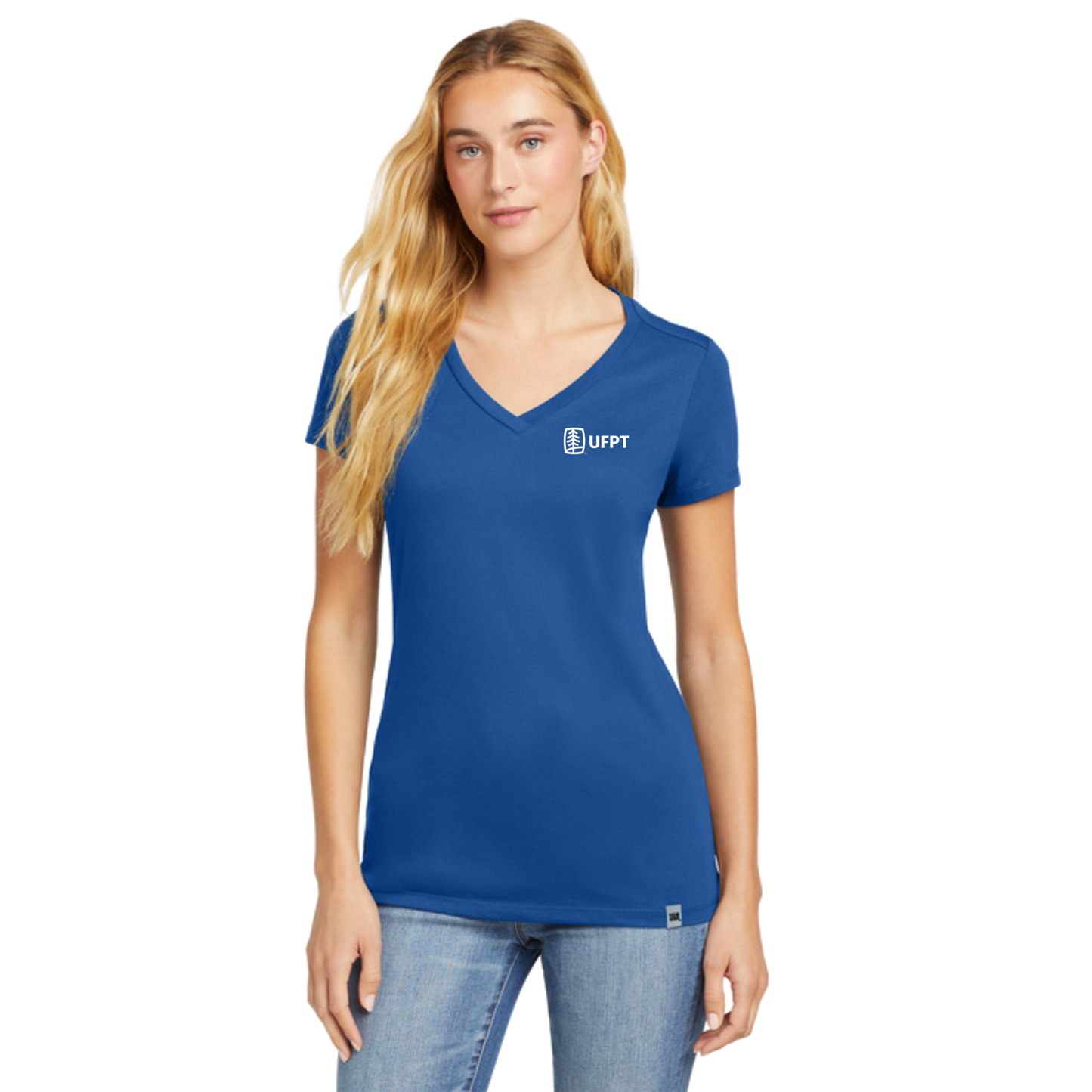 UFPT Print - New Era Women's Heritage Blend V-Neck Tee