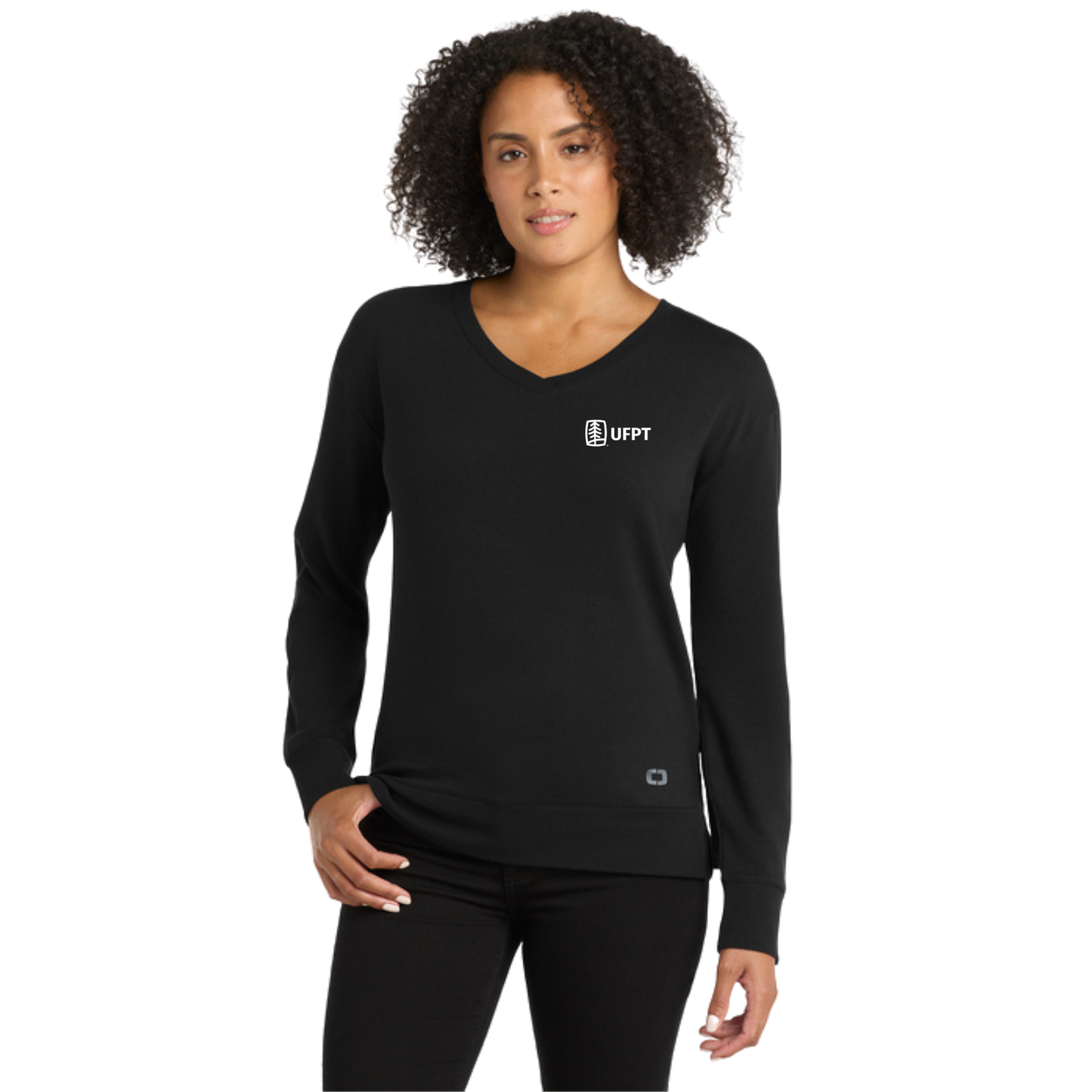 UFPT Print - OGIO® Women's Luuma Flex Long Sleeve V-Neck