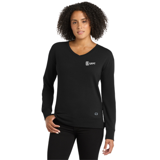 UFPT OGIO® Women's Luuma Flex Long Sleeve V-Neck