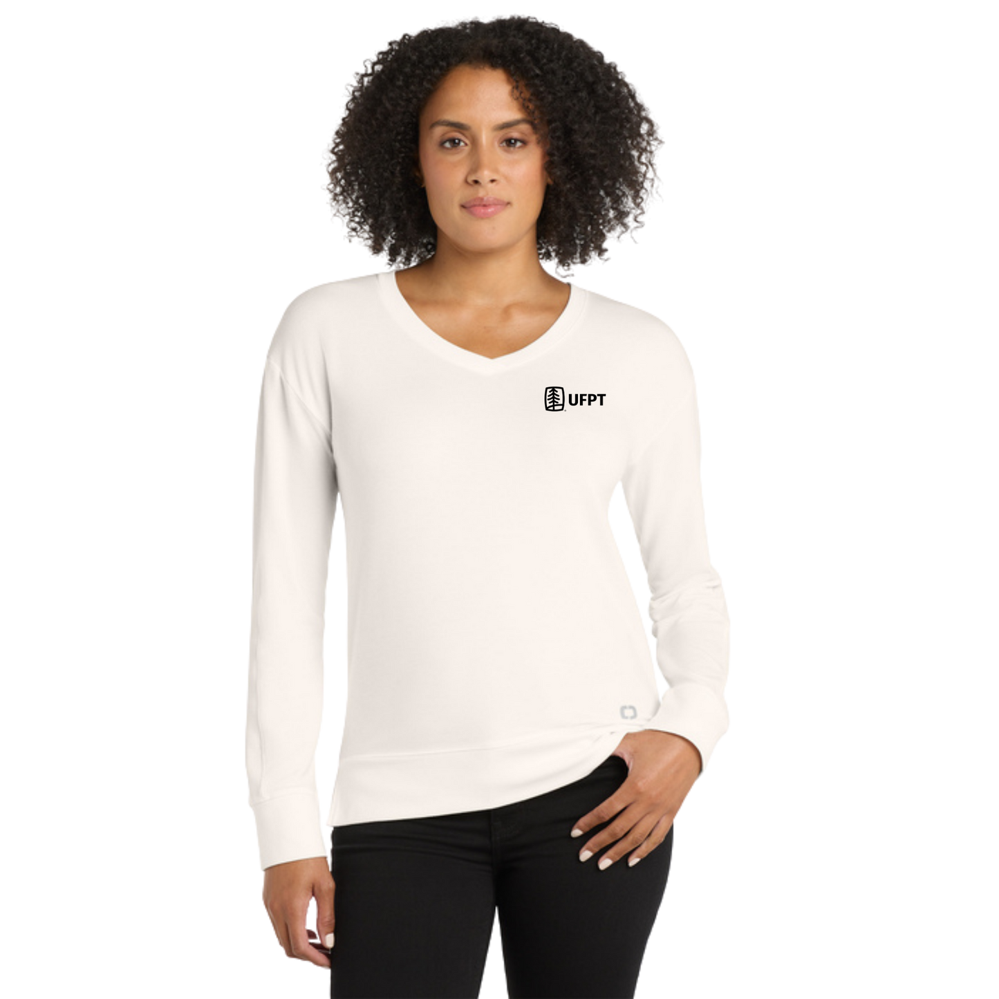 UFPT Print - OGIO® Women's Luuma Flex Long Sleeve V-Neck