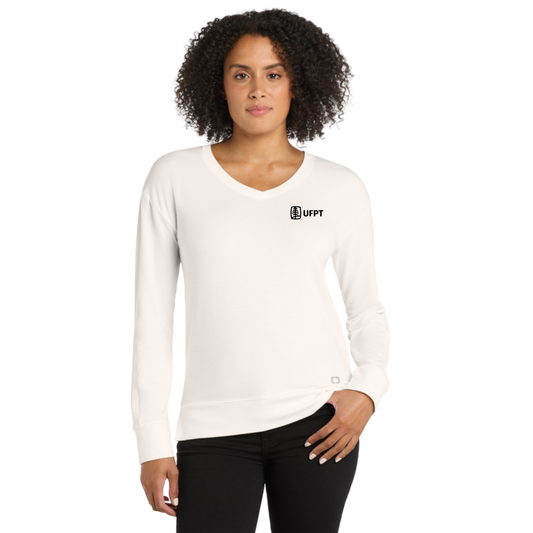 UFPT OGIO® Women's Luuma Flex Long Sleeve V-Neck