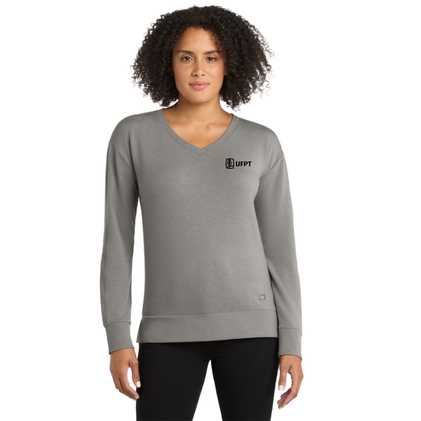 UFPT Print - OGIO® Women's Luuma Flex Long Sleeve V-Neck