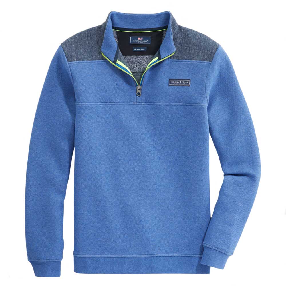 Mens Vineyard Vines Saltwater Fleece Shep Shirt