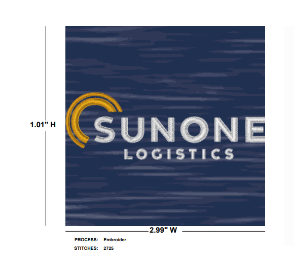 SunOne Logistics Perth Mélange Performance Quarter-Zip - Navy