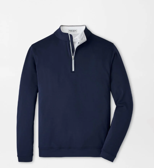 SunOne Logistics Peter Millar Perth Performance Quarter-Zip - Navy