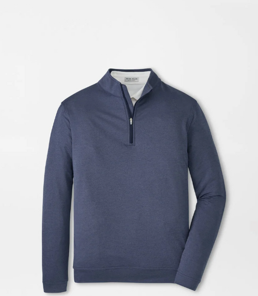 SunOne Logistics Perth Mélange Performance Quarter-Zip - Navy