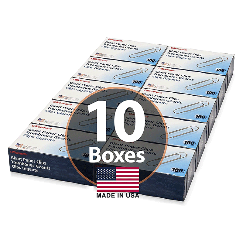 Giant Paper Clips - 10ct