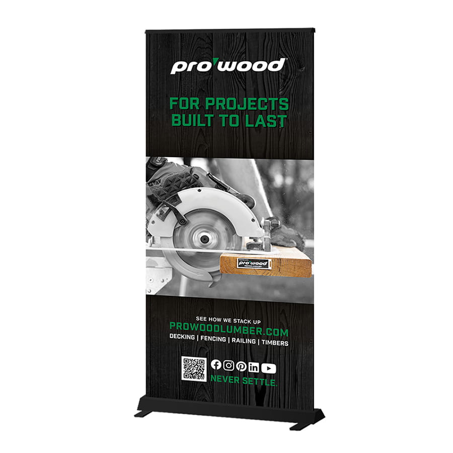 ProWood Pull Up Banner Kit