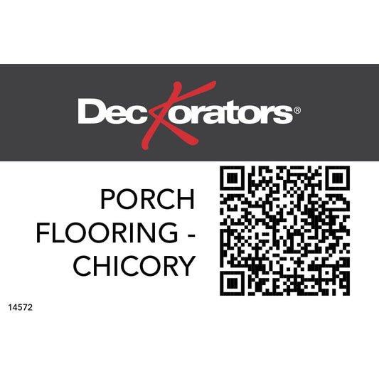 2" x 3" Styrene Deckorators Deck Board Plaque