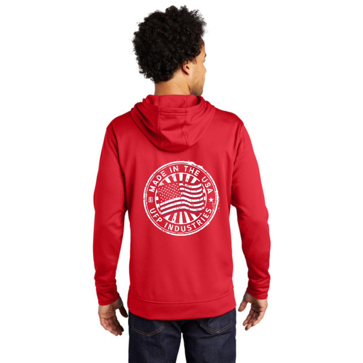 Port & Co Performance Fleece Pullover Hooded Sweatshirt - 4th of July